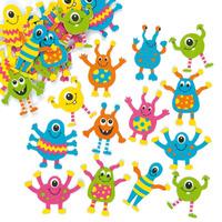 monster foam stickers per 3 packs