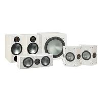 Monitor Audio Bronze 2AV10 White Ash 5.1 Speaker Package