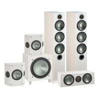 Monitor Audio Bronze 6AV10 White Ash 5.1 Speaker Package