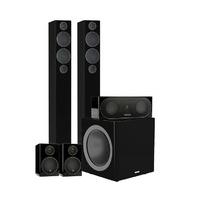 monitor audio radius r270 av gloss black 51 speaker package