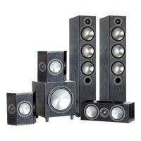 Monitor Audio Bronze 6AV10 Black Oak 5.1 Speaker Package