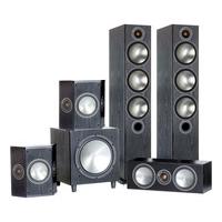 monitor audio bronze 6av10 black oak 51 speaker package