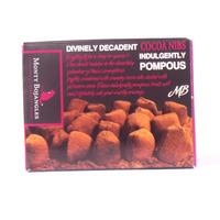 monty bojangles cocoa nibs dusted truffles