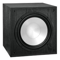 monitor audio mr w10 black oak subwoofer