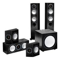 Monitor Audio Silver 6AV12 Black Oak 5.1 Speaker Package