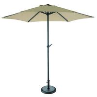 mocha parasol with 15kg parasol base