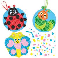 Mosaic Bug Decoration Kits (Pack of 4)