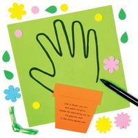 mothers day handprint poem decoration kits pack of 16