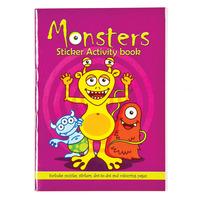 monster sticker activity books pack of 30