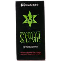Montezuma\'s Organic Chilli & Lime Milk Chocolate - 100g