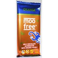 moo free dairy free orange chocolate bar 86g