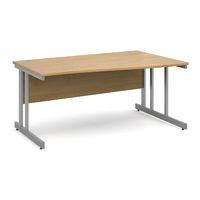 Move Wave Desk 1600mm Right Hand Oak