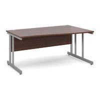 Move Wave Desk 1600mm Right Hand Walnut