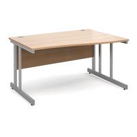 Move Wave Desk 1400mm Right Hand Beech