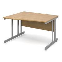 Move Wave Desk 1200mm Left Hand Oak