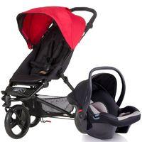 Mountain Buggy Mini 2in1 Travel System-Berry
