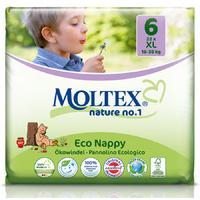 Moltex Nature Disposable Nappies - XL - Size 6 - Pack of 22