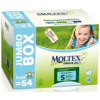 moltex nature disposable nappies junior size 5 jumbo box of 64