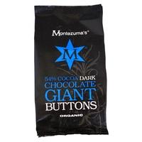 Montezuma\'s Organic 54% Dark Giant Buttons 180g