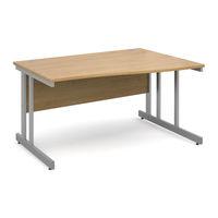 Move Wave Desk 1400mm Right Hand Oak