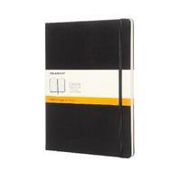 Moleskine Notebook Hard Cover Ruled Extra Large Black QP090