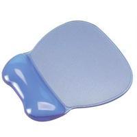 Mouse Mat with Wrist Rest Non Skid Easy Clean Soft Gel Transparent