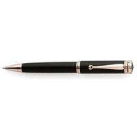Montegrappa Ducale Black with Rose Gold Trim Ball Pen