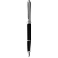 montblanc meisterstck solitaire dou stainless steel rollerball