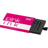 montblanc pink ink cartridges 8 per pack