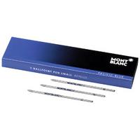 Montblanc Pacific Blue Medium Mozart Ballpen refills - pack of 3