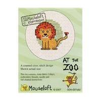 Mouseloft Lion At The Zoo Cross Stitch Kit