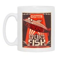 motherfish graphic print mug white