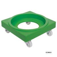 mobile dolly for rg0101 food grade round bin 505 dia tank