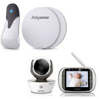 Motorola MBP853 Video Baby Monitor & BabySense 5 Breathing Monitor