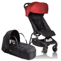 MountainBuggy Nano V2 Stroller in Ruby with Cocoon