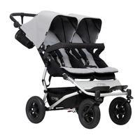 mountain buggy duet 2017 twin pushchair in silver