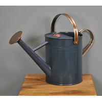 molton mill watering can in heritage blue 45 litre by gardman