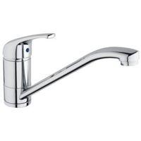 modern chrome effect single lever sink tap