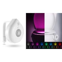 Motion-Activated LED Toilet Nightlight