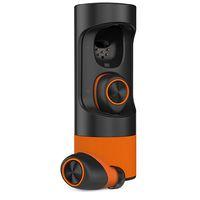 Motorola VerveOnes+ True Wireless Bluetooth Earbuds - Black + Orange