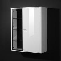 monza gloss white display cabinet