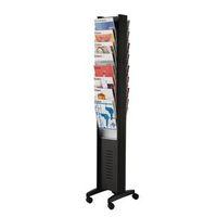MOBILE DISPLAY 16 POCKET 1650 X 302 X 382MM - BLACK