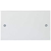 Moulded 2 gang blank plate
