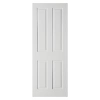 Moulded 4 Panel Woodgrain Internal Fire Door 2040 x 926 x 44mm (80.3 x 36.5in)