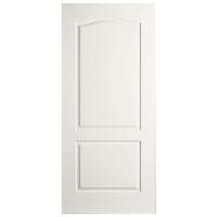 Moulded 2 Panel Woodgrain Internal Door 78in x 18in x 35mm (1981 x 457mm)