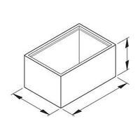 module casing 25 x 25 x 25 acrylonitrile butadiene styrene black okw a ...