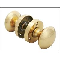 Mortice Knob Set - Brass Finish 53mm (2in)