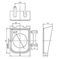 Mounting panel SCI PR18-B1 1 pc(s)