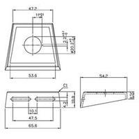 Mounting panel SCI PR18-A7 1 pc(s)