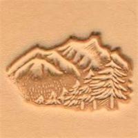 Mountain & Trees 3d Leather Stamping Tool